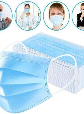 100pcs Facemasks Disposable face mask 3ply Earloop masks