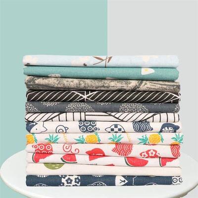 cotton and linen fabric curtain sofa fabric background cloth