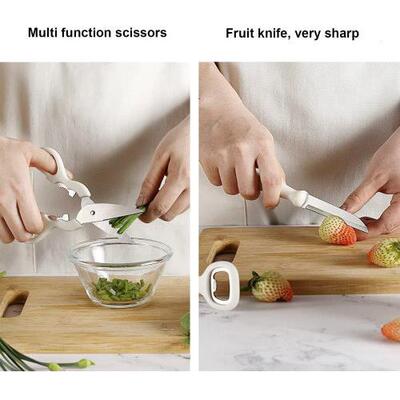 Kitchen Gadget Set Opener Peeler Scissors Fruit Cutter