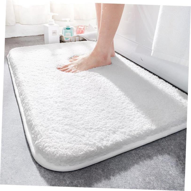 Bathroom Super Thick Fluff Fiber Bath Mat Shower Room Rugs M
