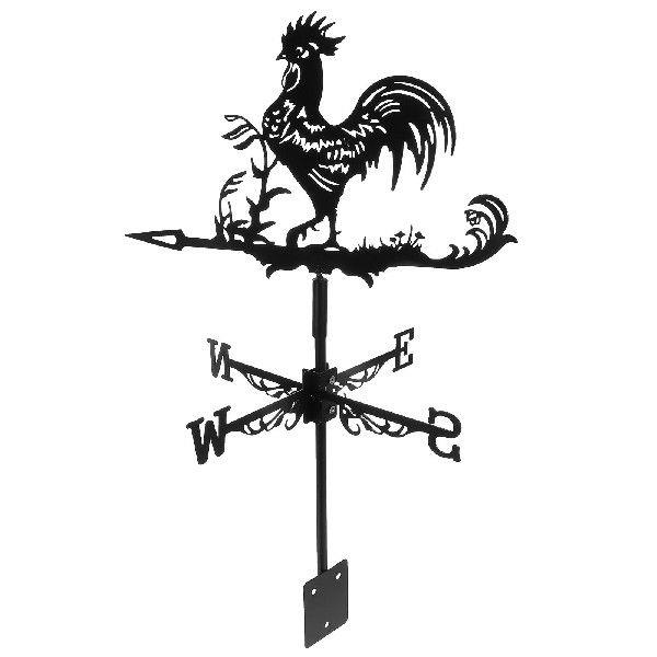 Modeling Farm Yard Metal Wrought Iron Big Rooster Roof