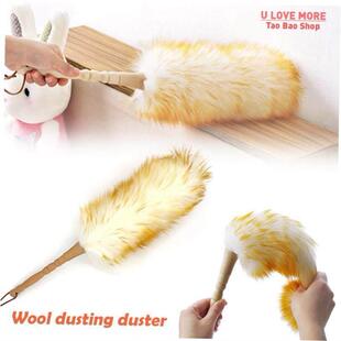 Dust Brush Household Feather Duster Dusting Cleaning Brush W