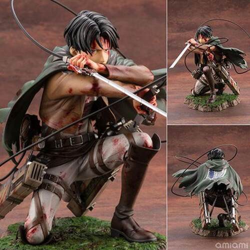 16CM Anime ATTA ON TITAN Figure ARTFX J Levi Fortitude PVC A