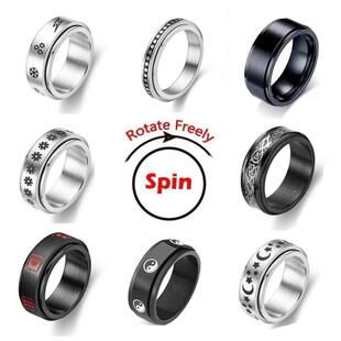 Anxiety Ring Figet Spinner Rings For Women & Men