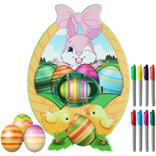 DIY Easter Egg Decorating Coloring Kit Egg Spinner Machine w