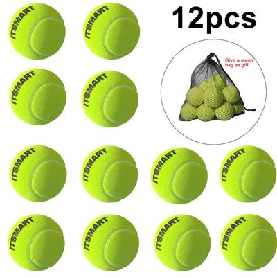 6/12pcs Tennis Balls with Mesh Carry Bag Practice Ball High
