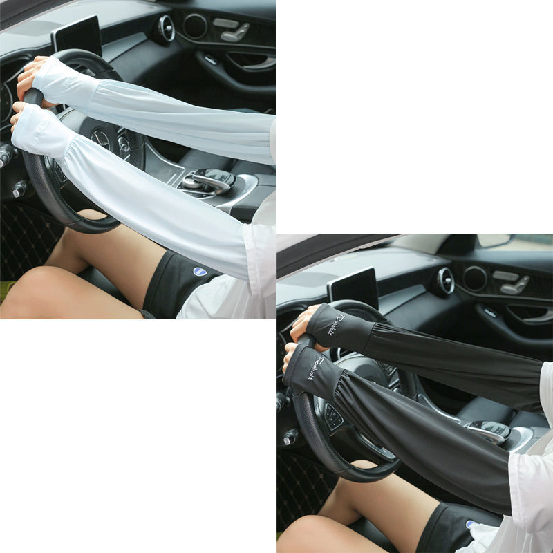 Sunscreen Ice sleeve female summer Thin money easy Butler's meat ultraviolet-proof outdoors Riding drive a car Ice silk Sunscreen Arm cuff