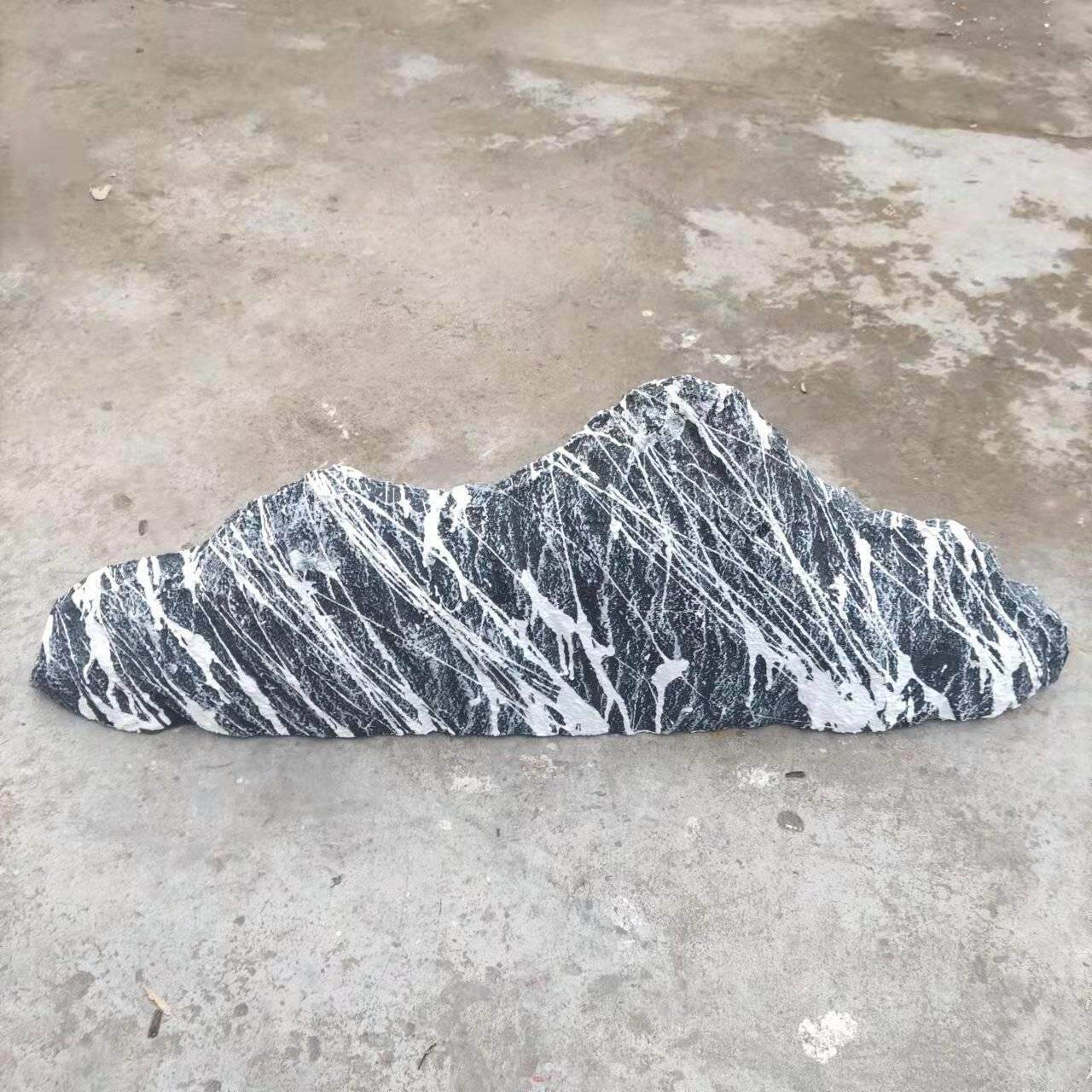 泡沫假石头diy微景观雪浪石影视道具假山造景影楼表演橱窗