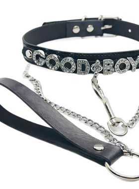 GOODGIRL/BOY钻饰choker项圈