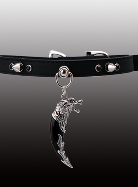 朋克尖钉狼牙choker项圈酷妹