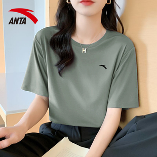 安踏运动速干短袖女款2026夏季新款速干衣薄款透气女T恤官方正品