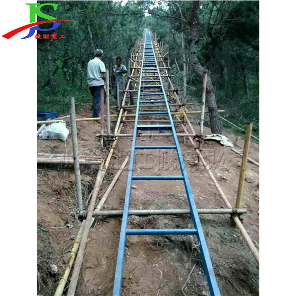 Slope lifting feeder爬山虎上料提升机 高速公路斜护坡运料车