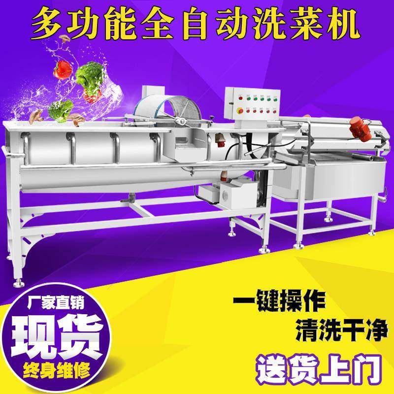 多功能涡流清洗机 豆芽香菇芹菜段土豆丝预制菜全自动清洗甩干机