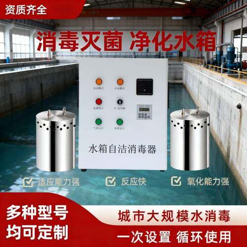 水箱自洁消毒器不锈钢水箱水塔臭氧杀灭菌WTS-2A内外置式SCII除藻