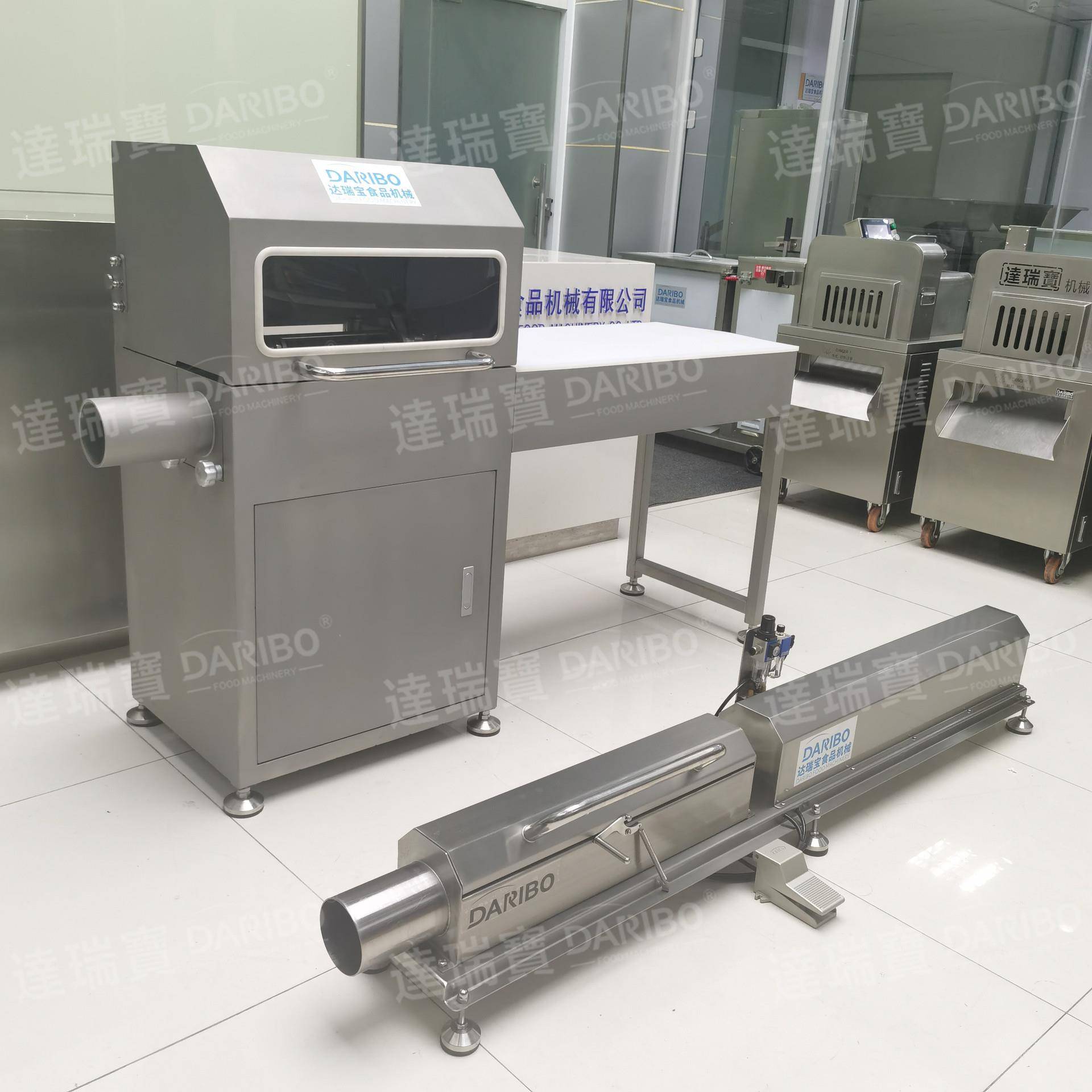 l不锈钢台式填充机 桌面型组合牛排灌装设备 小型叉烧肉用灌肠机