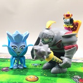 植物大战僵尸新角色水晶兰近卫巨人黑暗机械龙恐龙机械僵尸男玩具