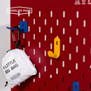 longlife洞洞板挂钩配件通用金属磁吸置物架电竞书桌收纳diy挂钉