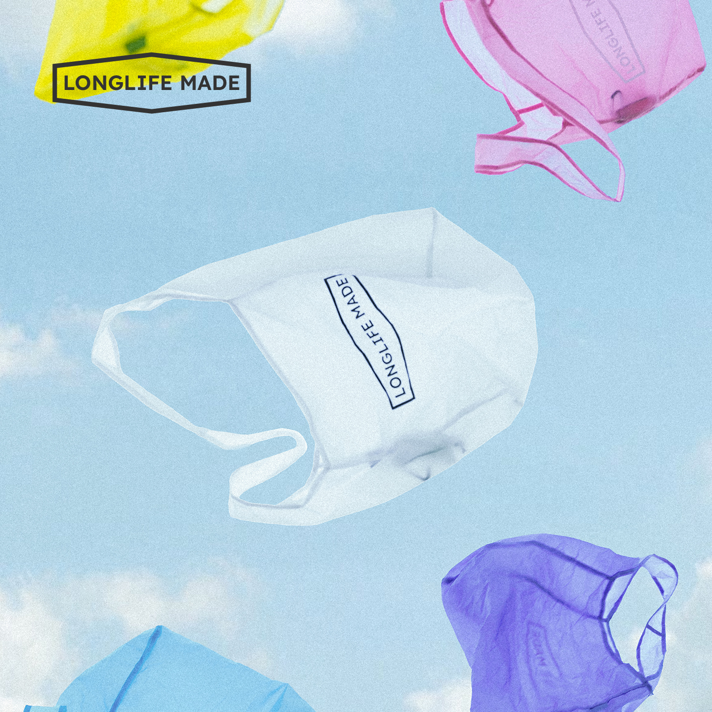 longlife环保购物袋便携小方包