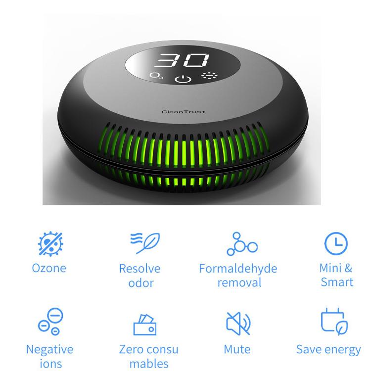 净趣汽车便携式车载空气净化器魔盒家用负离子小电器