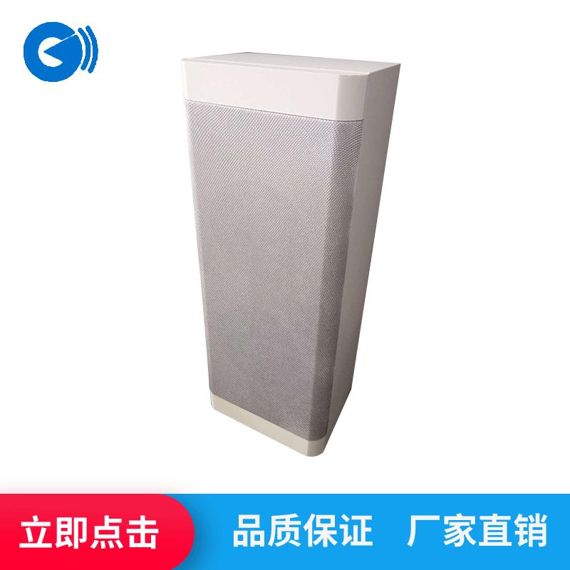 楚海鸿锋灰色室内木质定压定阻音柱木质音箱直销木质扬声器