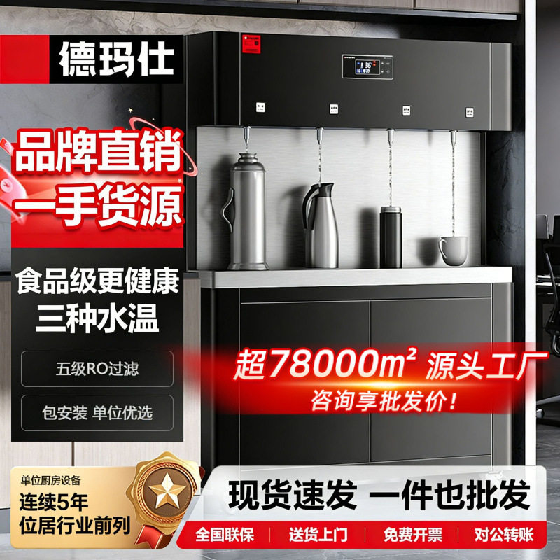 德玛仕四级超滤大型直饮水机商用学校专用车间直饮机带净化功能