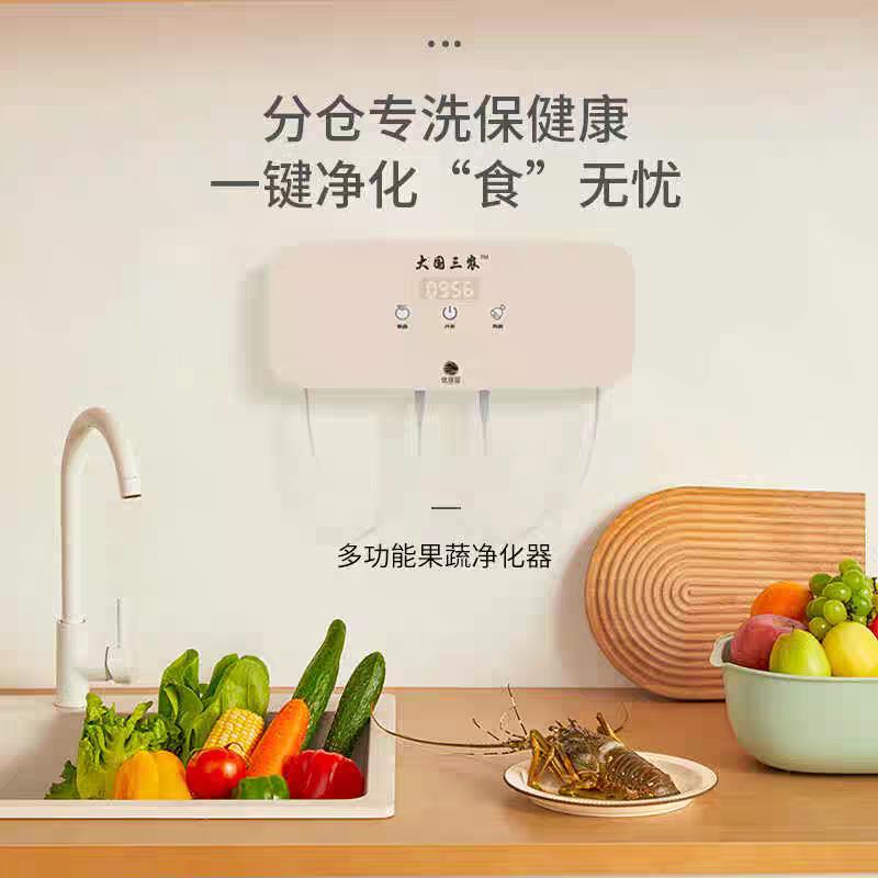 果蔬清洗机水果蔬菜清洗机果蔬食材净化洗菜器消毒去除农残留