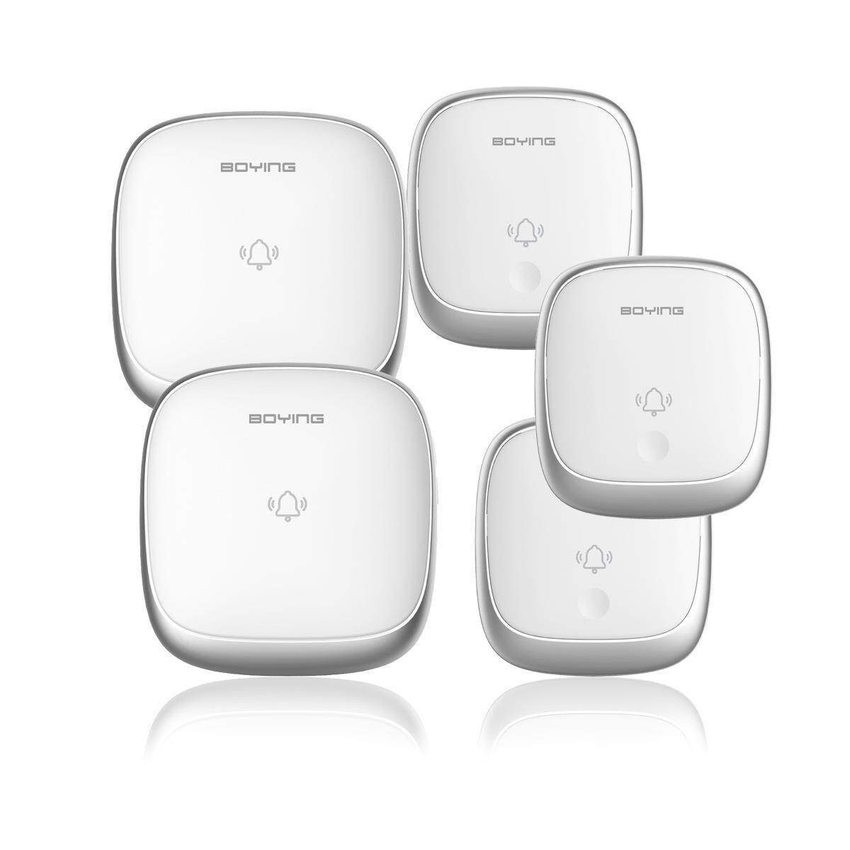 博颖B111三拖二远距离自发电门铃按钮外贸智能家居楼宇門鈴