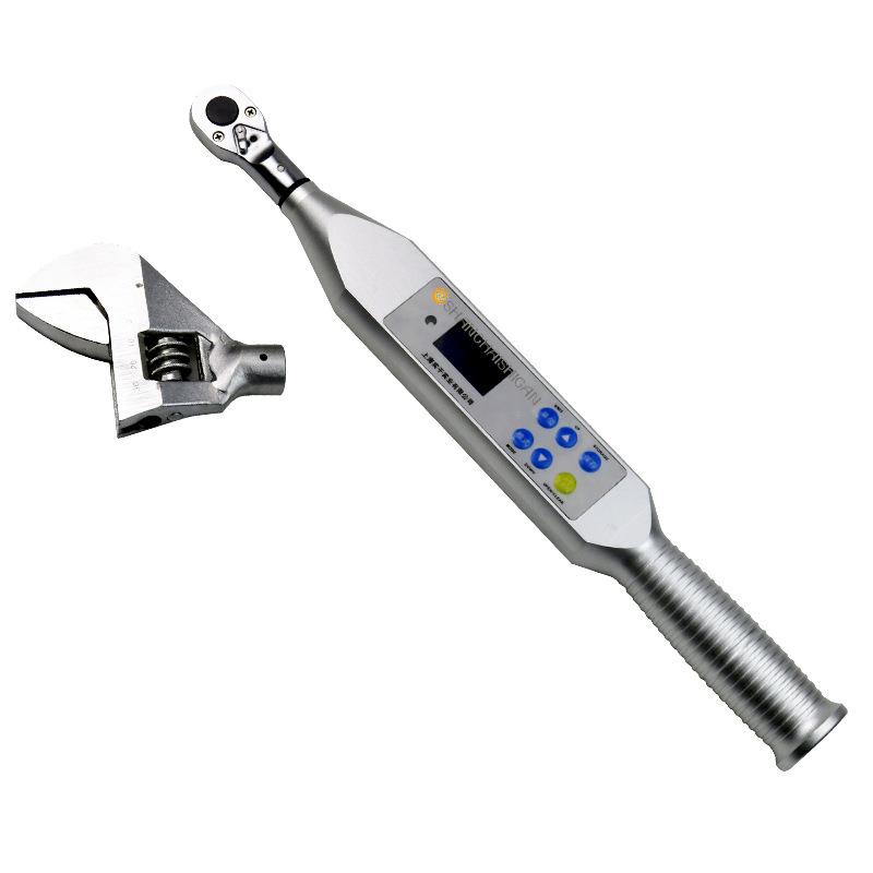 可换活动开口头数显扭力工具可换棘轮头数字扭矩扳手20Nm上海实干