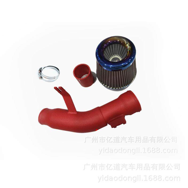 十代思域1.5T改装进气套件提升动力红色铝管风箱套进气管
