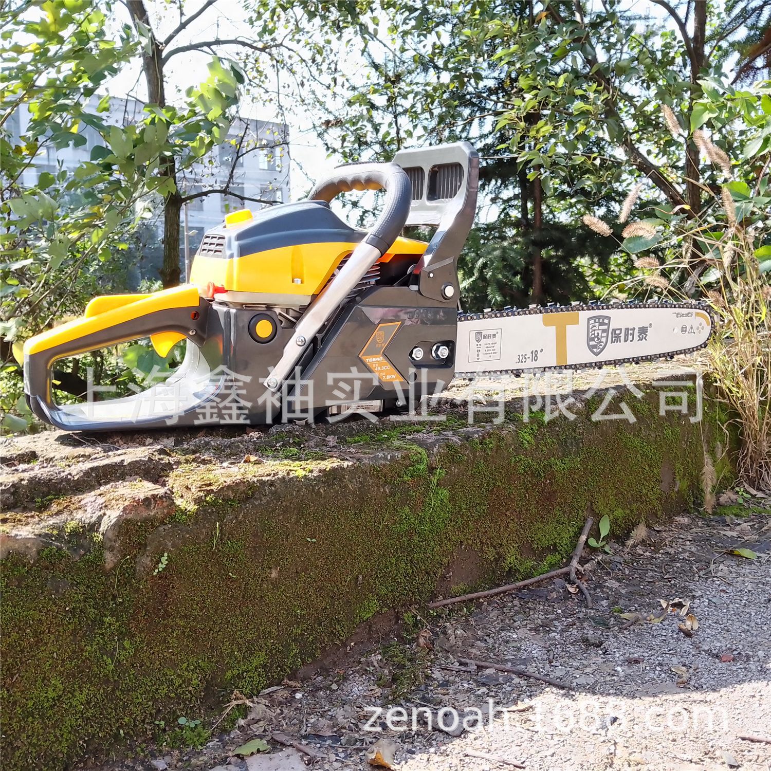 保时泰T8643油锯手持式园林伐木汽油链锯 多功能果园修枝锯砍树机