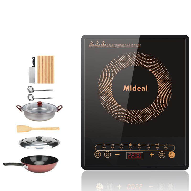 2200W触摸电磁炉家用省电王大功率火锅炒菜全套