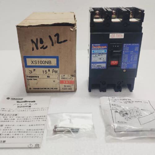 Terasaki Tembreak Circuit Breaker XS100NB AC690V 5060Hz 15A