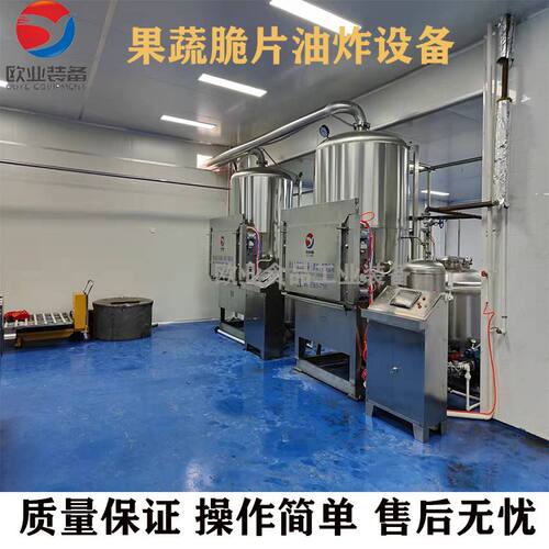 欧业制造 蔬菜干油炸机 香菇脆真空油炸设备 VF工艺脱油机器