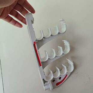 CL-T-PVC20/3X4电缆挂钩联钩矿用组合挂接式塑料钩PVC材质多联钩