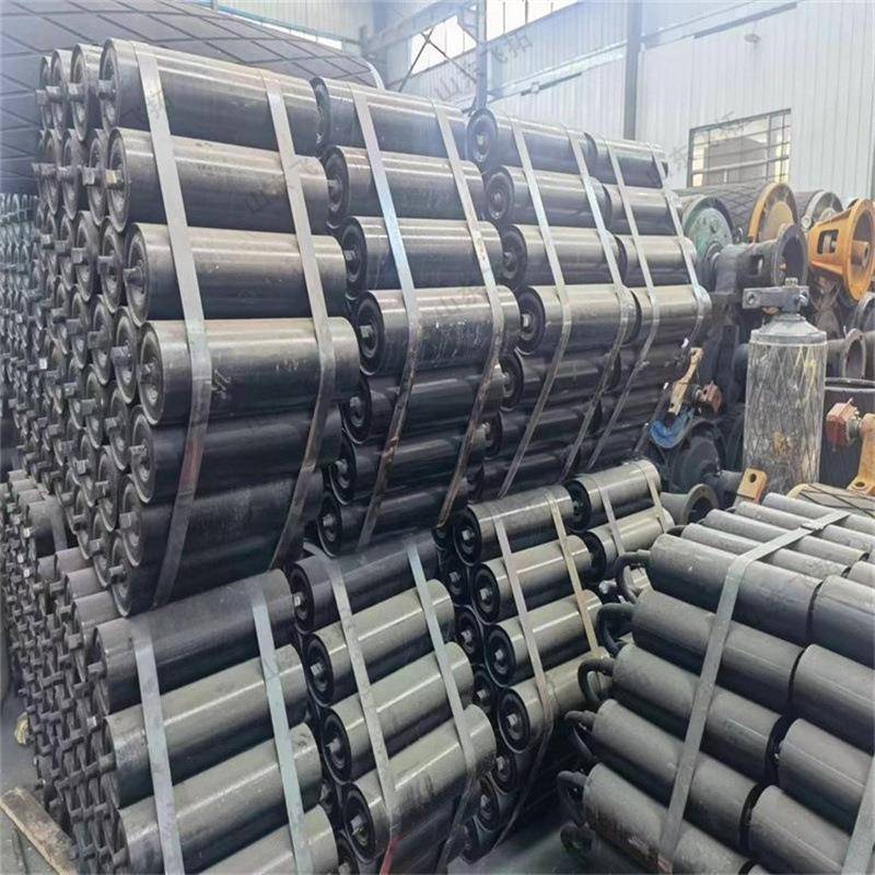 矿用缓冲托辊皮带机矿用托辊转动灵活输送机缓冲托辊耐磨性强