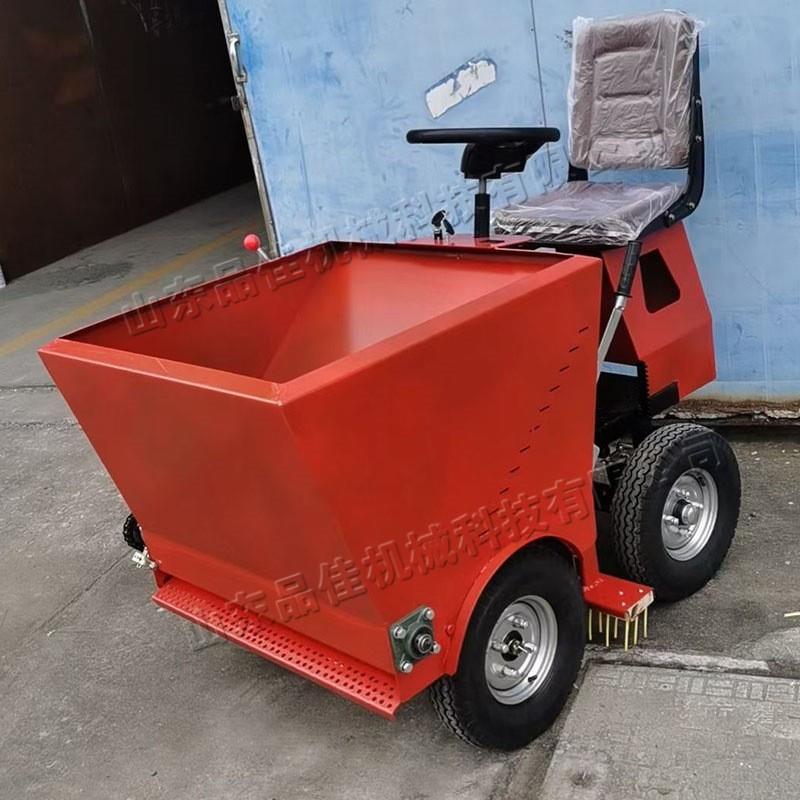 座驾式草坪颗粒填充机 电动铺砂刷草机 小型座驾式梳草冲砂机厂家