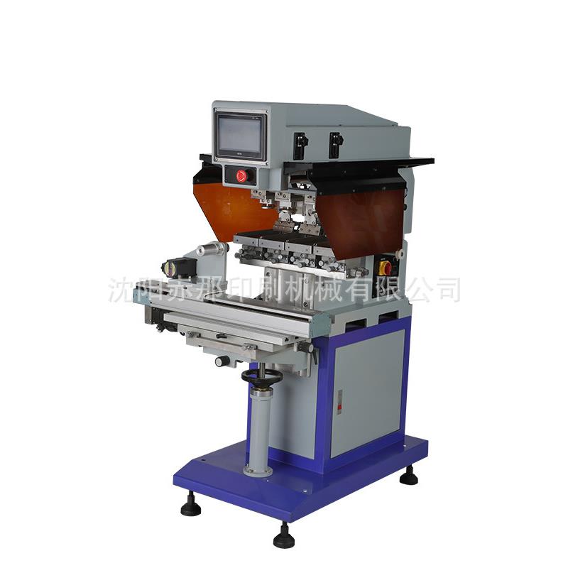 全自动口红管移印机生产厂家 化妆瓶软管印刷移印设备