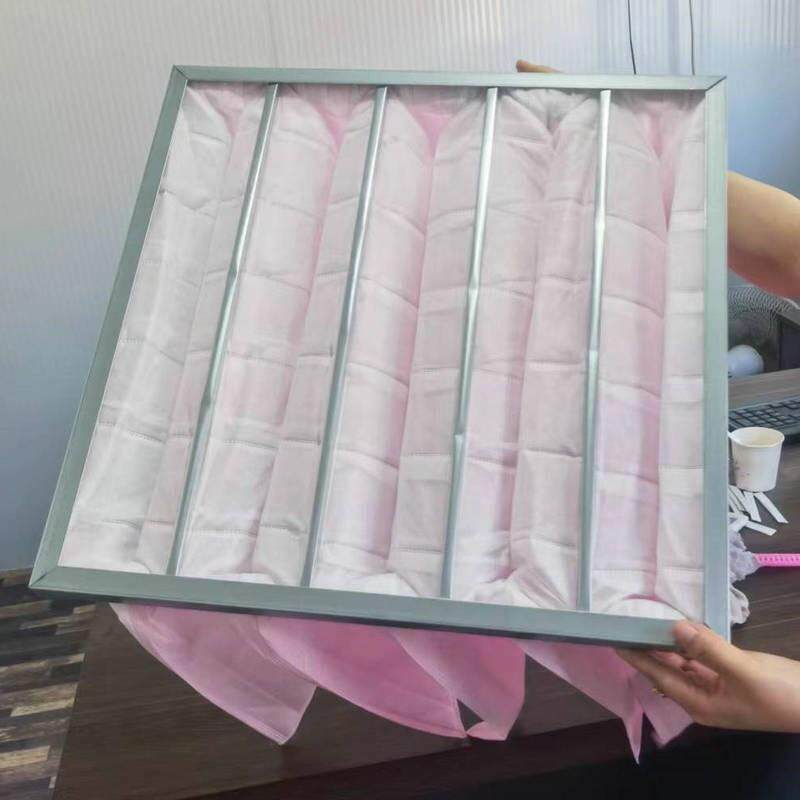 厂家供应中效袋式空气过滤器工业空气无纺布过滤袋中央空调过滤网