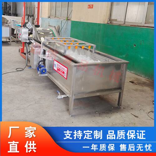定制 黄花菜自动清洗机 甜糯玉米气泡清洗机 鲜玉米深加工生产线