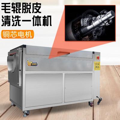 土豆清洗去皮机商用全自动芋头红薯姜仔莲藕生蚝毛刷多功能脱皮机