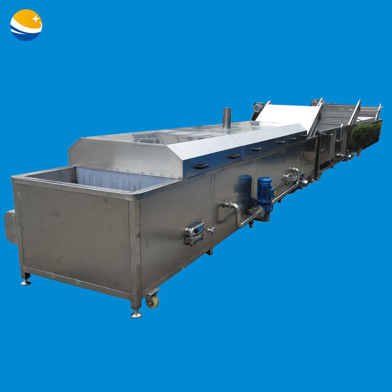 大型全自动海参蒸煮漂烫线 连续式鱼豆腐蒸煮机 冷面蒸煮杀菌设备