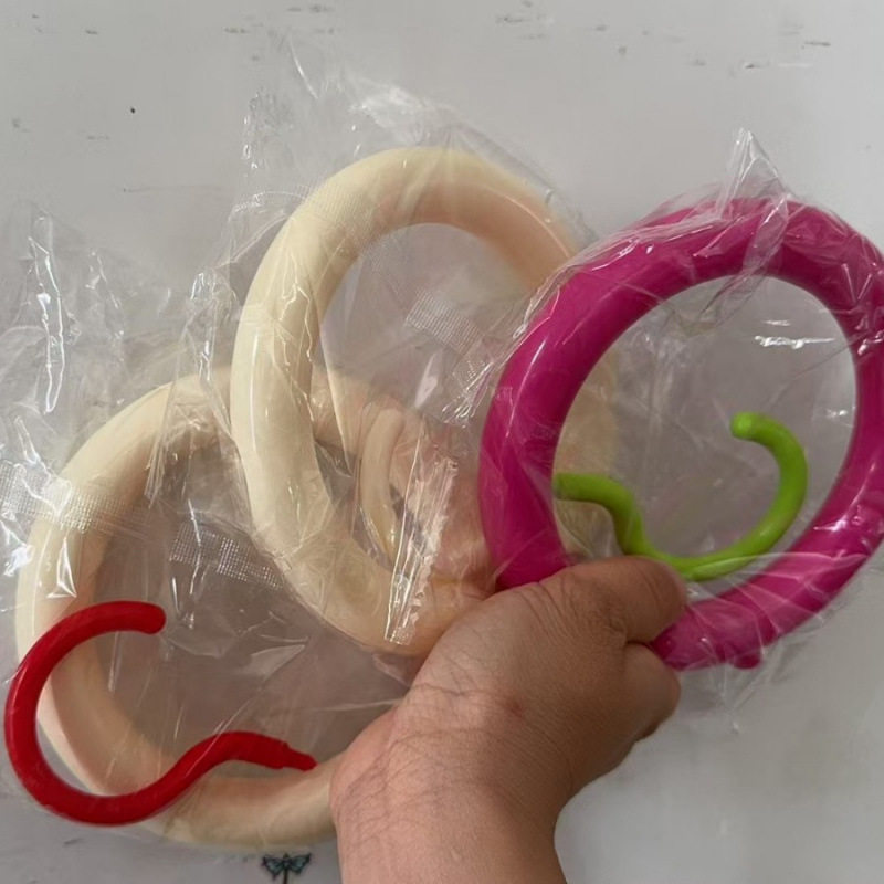 多巴胺挂钩多功能可旋转免打孔围巾帽子包包挂架圆形丝巾展示架子