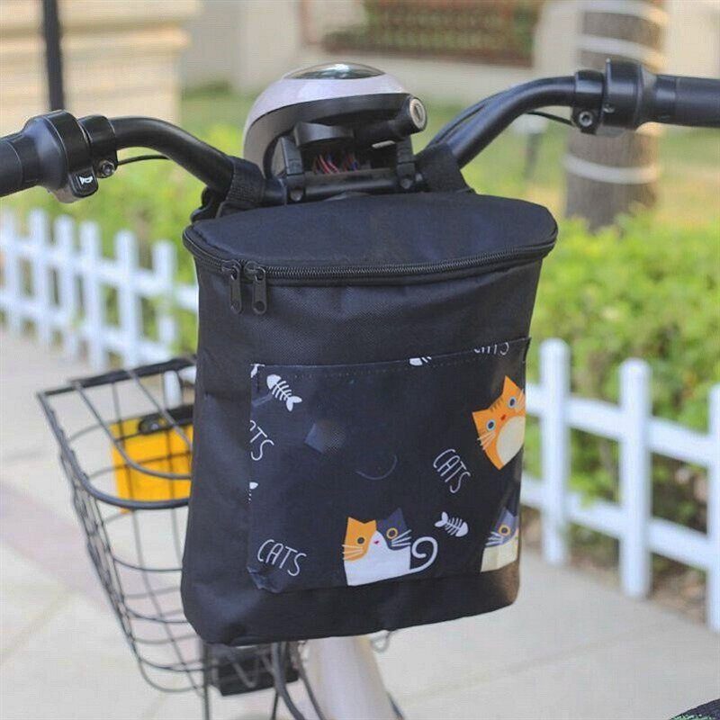 儿童滑板电动自行车前置置物车袋单车袋子挂包小包水杯收纳包挂袋