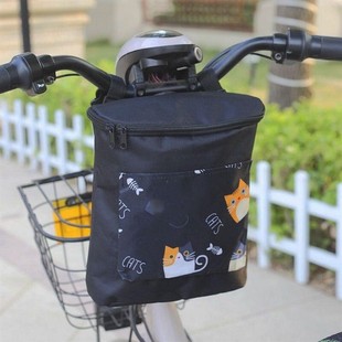 儿童滑板电动自行车前置置物车袋单车袋子挂包小包水杯收纳包挂袋