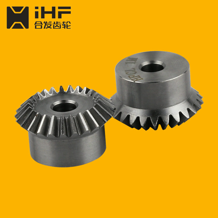 锥形s45c材定做 锥齿轮生产硬齿面加工压力角20精密锥齿大量