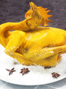 广东特产盐焗鸡正宗梅州客家熟食即食手撕盐局鸡白切鸡豉油鸡