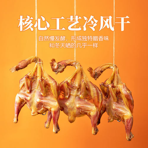 生鲜需冷冻（藤桥牌）精品熏鸡450g*3 只