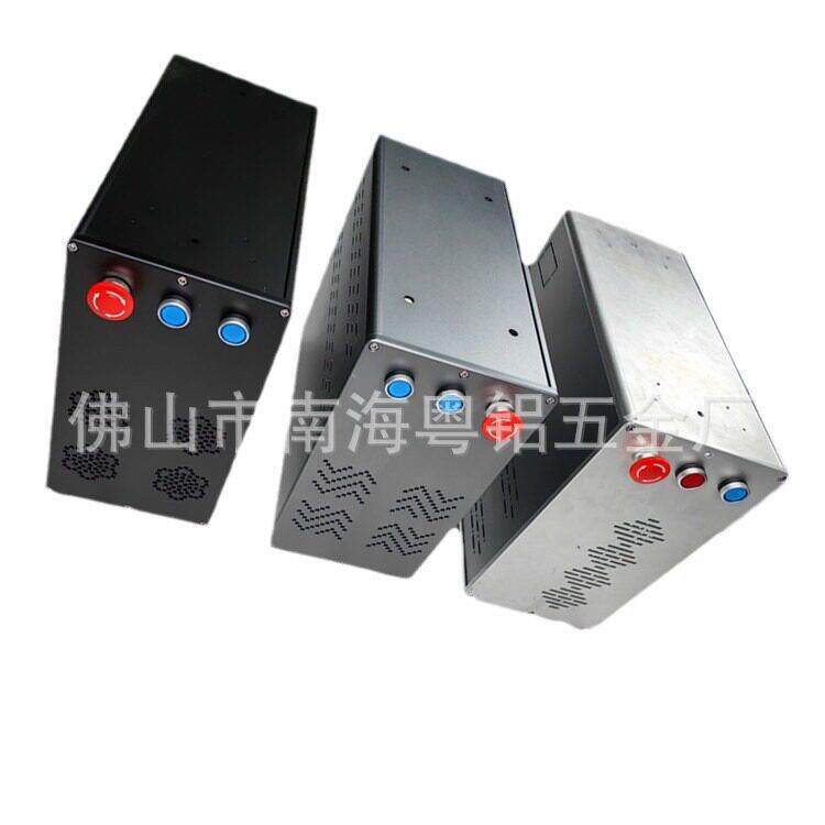 全铝激光打标机机柜光纤机箱外壳一体式铝型材立柱机架OEM加工