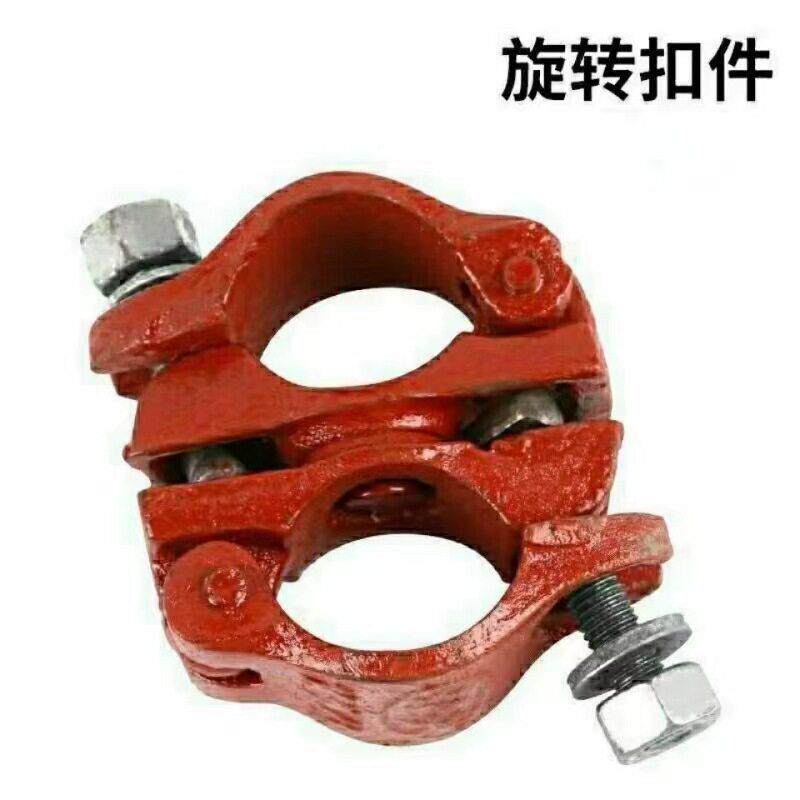建筑卡扣螺丝脚手架4860钢管固定连接十字对接48架子管转向扣件