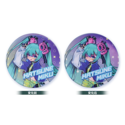 初音未来未来随行光栅徽章